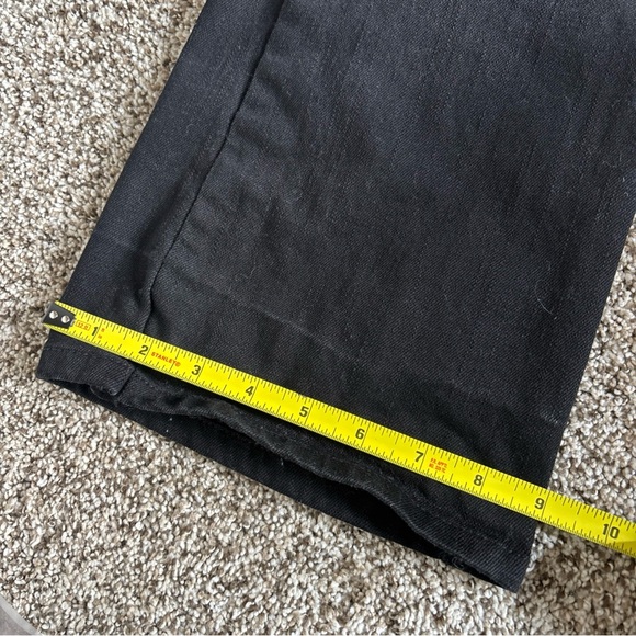 Ralph Lauren Jeans Co Women 12P Black Denim Stretch Petite Classic Casual Pants - Picture 8 of 10